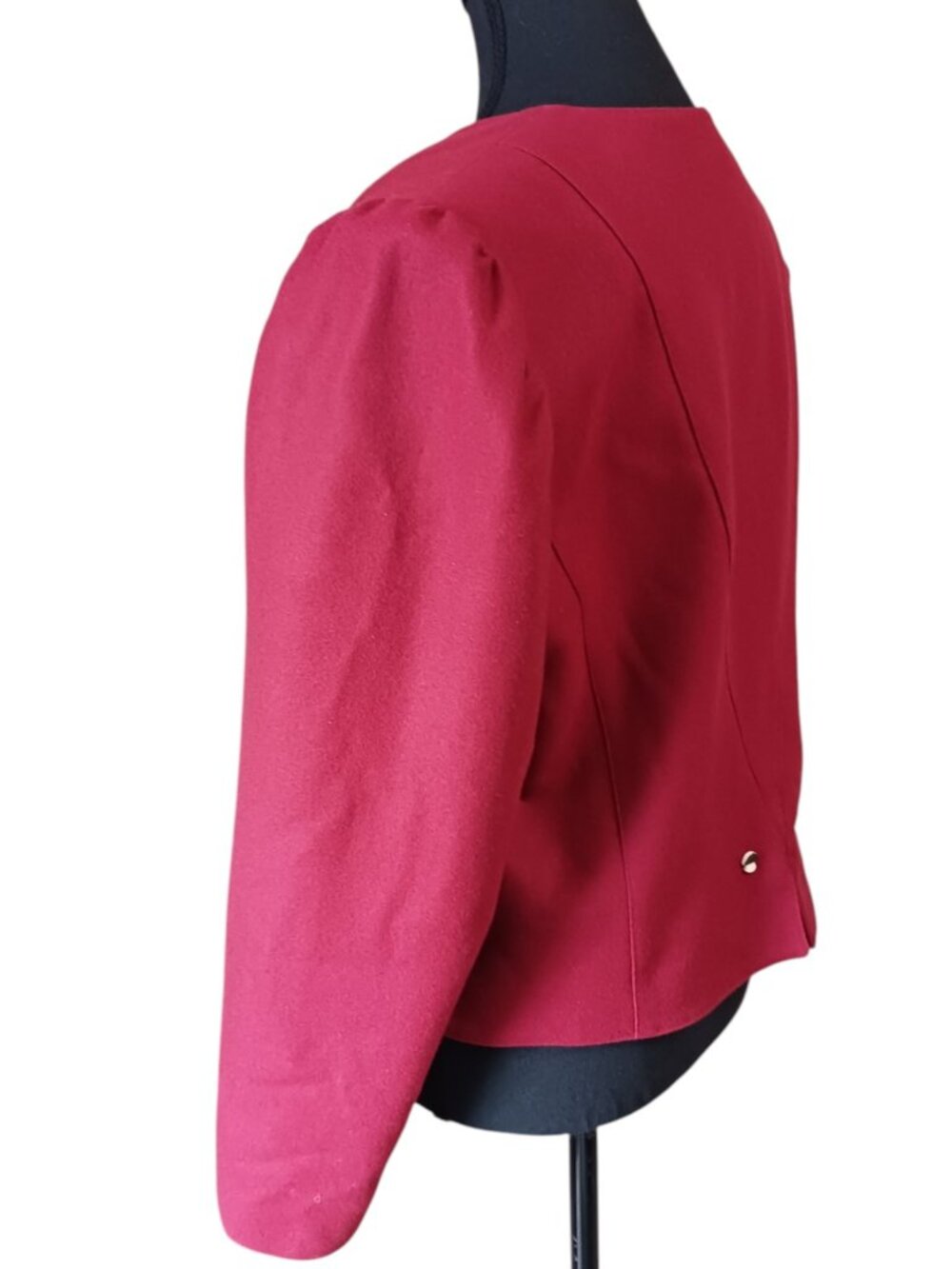 M&G Vintage 80s West German Red Wool Trachten Jacket - Rare Forest Charms - Picture 6 of 15